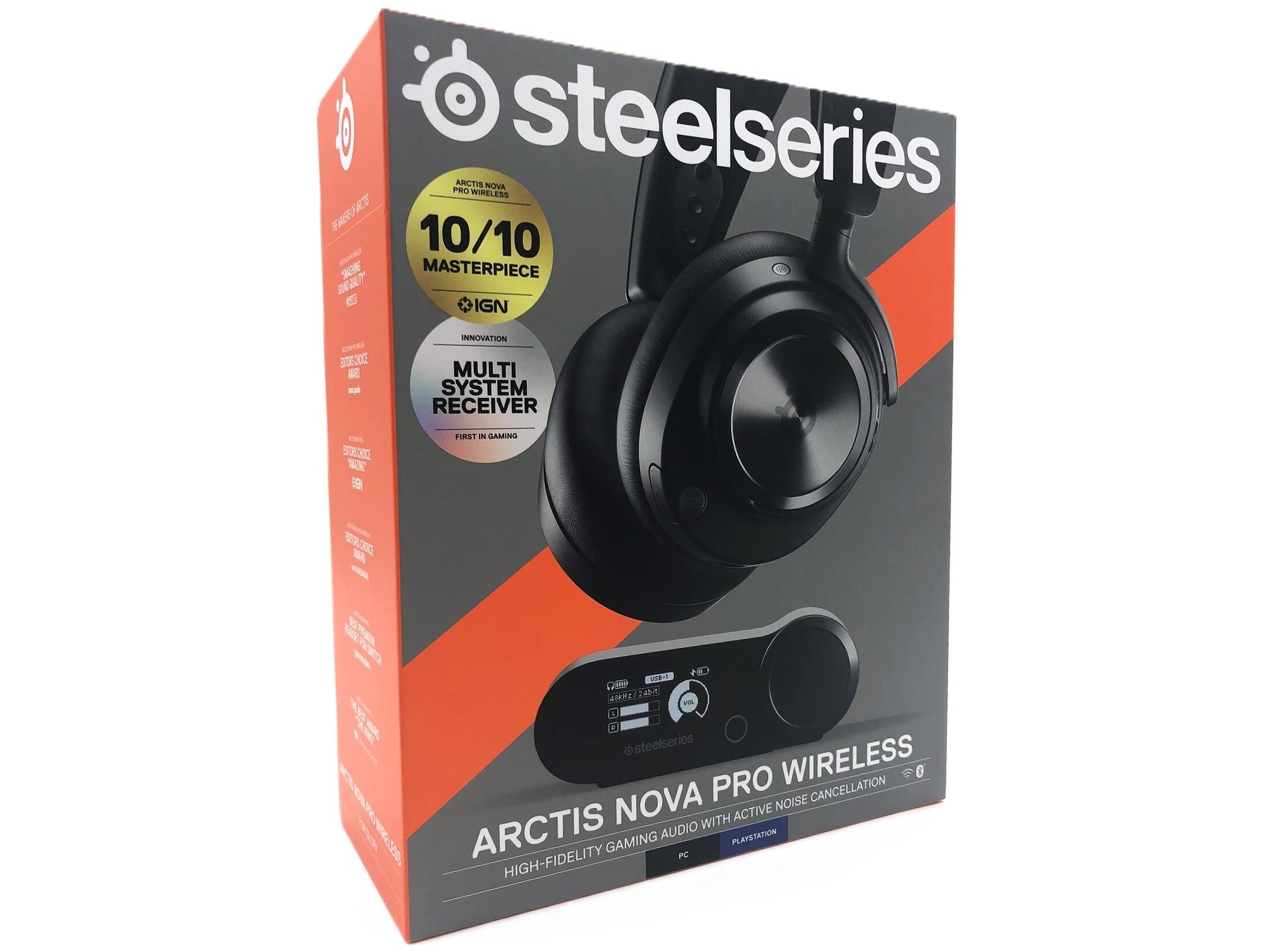 Trådløst gaming headset SteelSeries Arctis Nova Pro Wireless – sort
