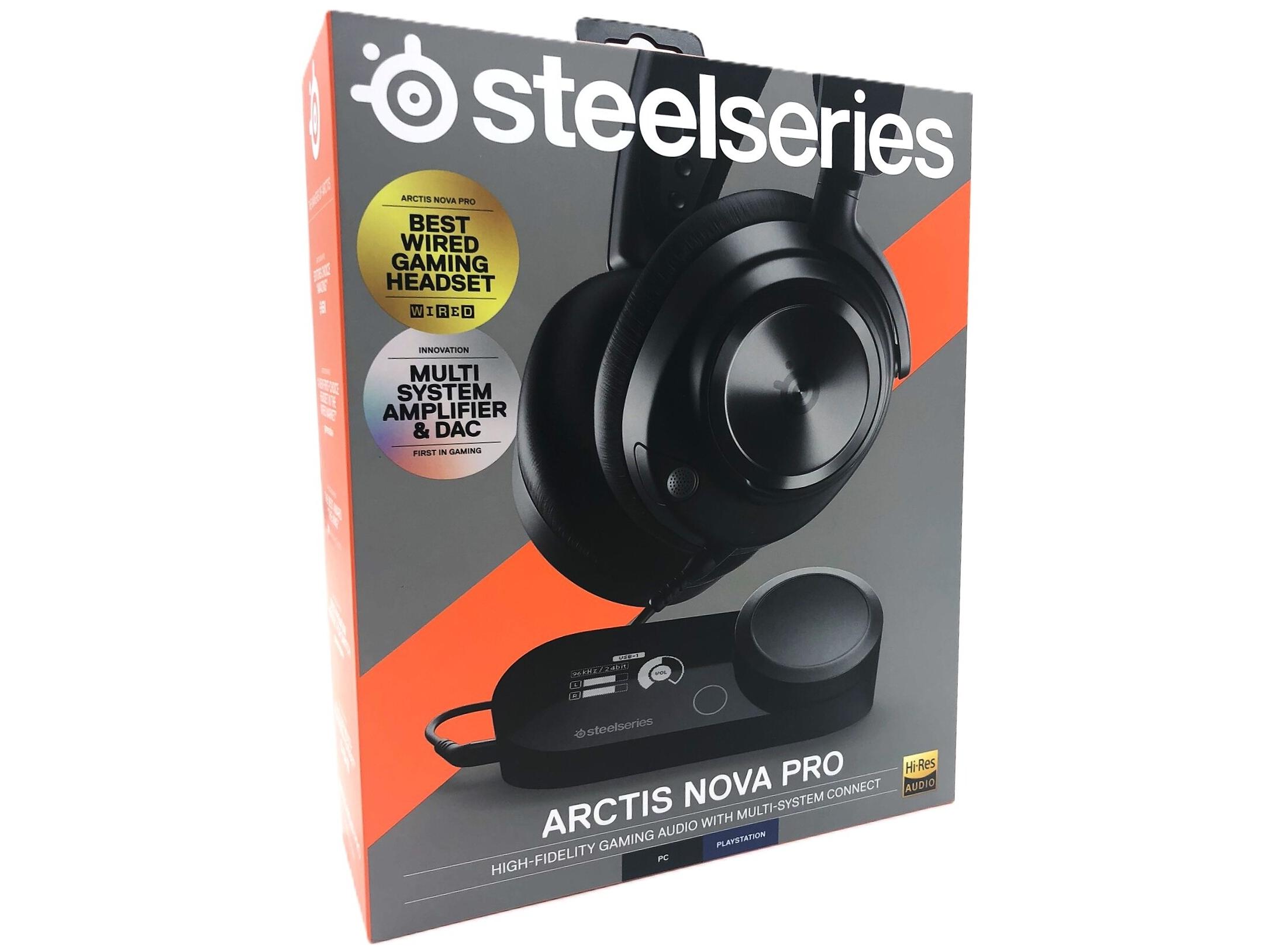 Gaming headset SteelSeries Arctis Nova Pro kablet - sort billede