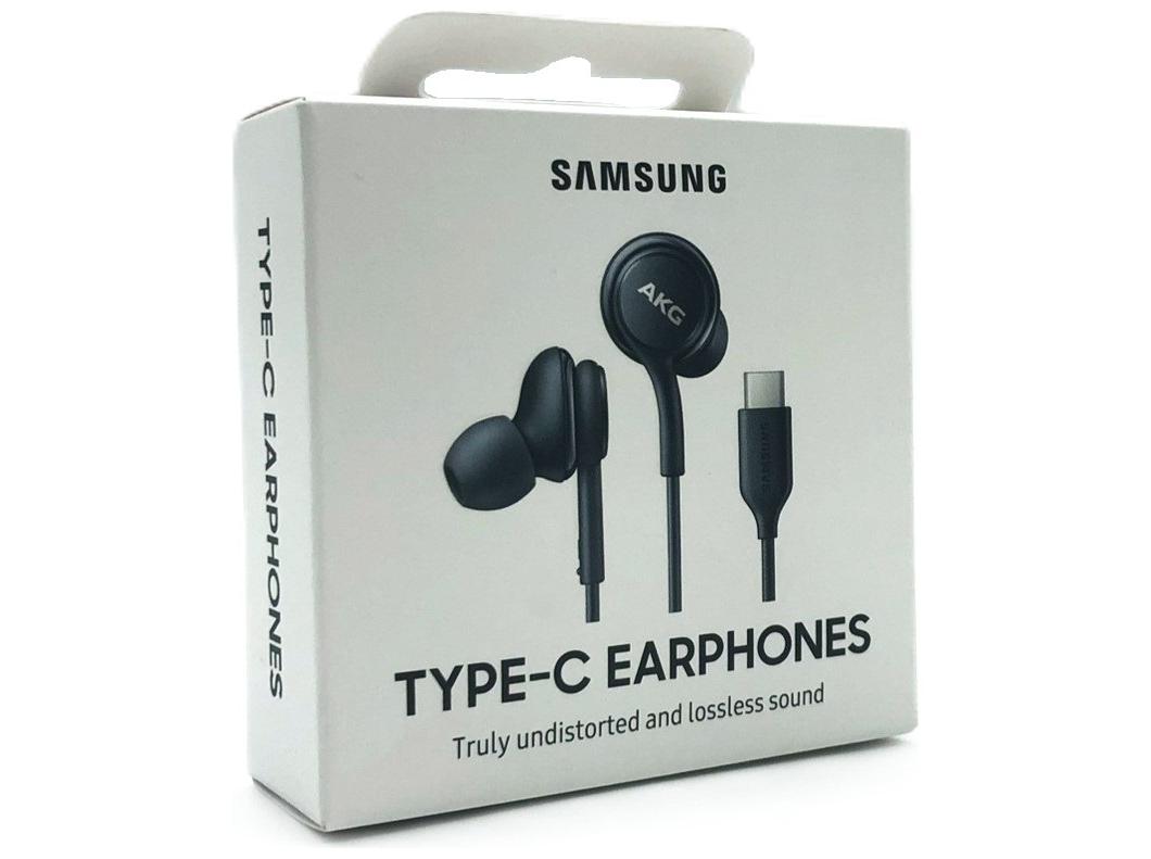 USB-C øretelefoner med mikrofon – Samsung EO-IC100 (sort)