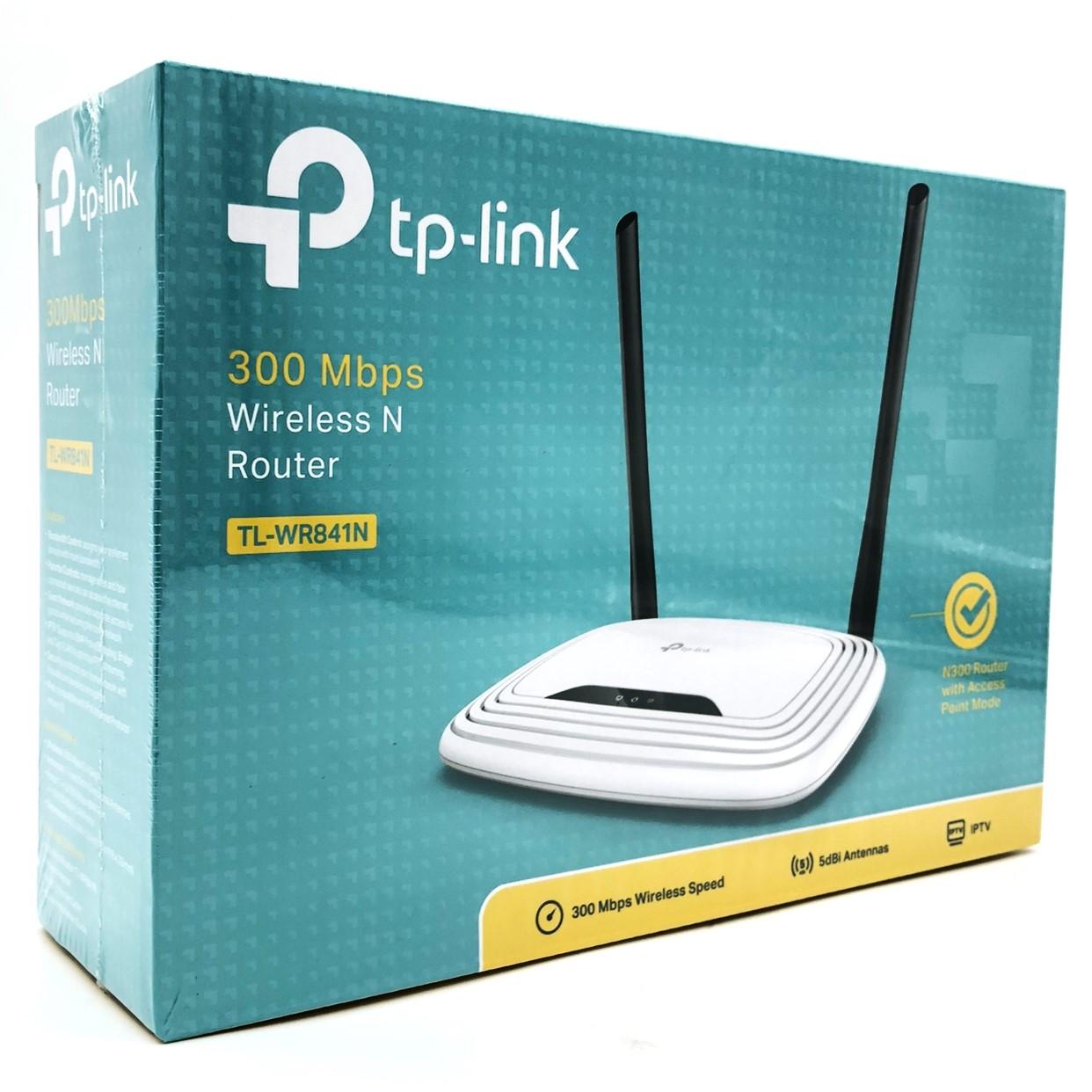 Trådløs router TP-Link TL-WR841N – 300 Mbps Wireless N, 4-ports