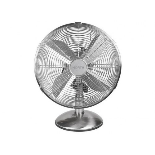 Bordventilator NORTH 30 cm – satin krom