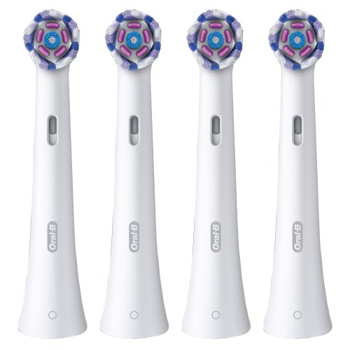 Børstehoveder til elektrisk tandbørste Oral-B iO - 4 stk, hvid