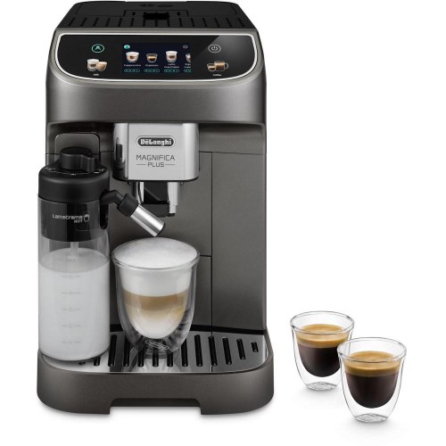 Kaffemaskine med mælkeskummer De’Longhi Magnifica Plus ECAM320.70.TB – Titanium Black
