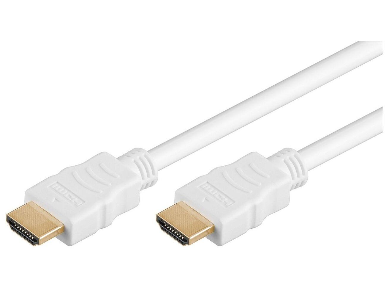 HDMI-kabel højhastighed med Ethernet 2 m - Goobay (han til han) billede