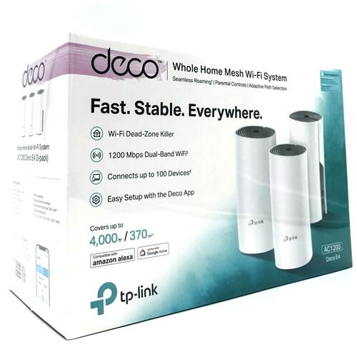 Mesh Wi?Fi system TP?Link Deco E4 AC1200 (3?pak)
