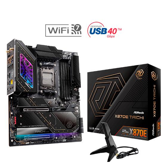 Bundkort ASRock X870E Taichi WiFi - EATX, AM5, DDR5 billede