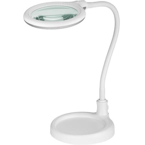 LED luplampe 1,75x med fod/klemme – Goobay, hvid