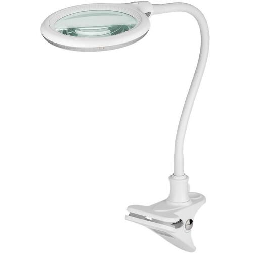 LED luplampe 1,75x med fod/klemme – Goobay, hvid