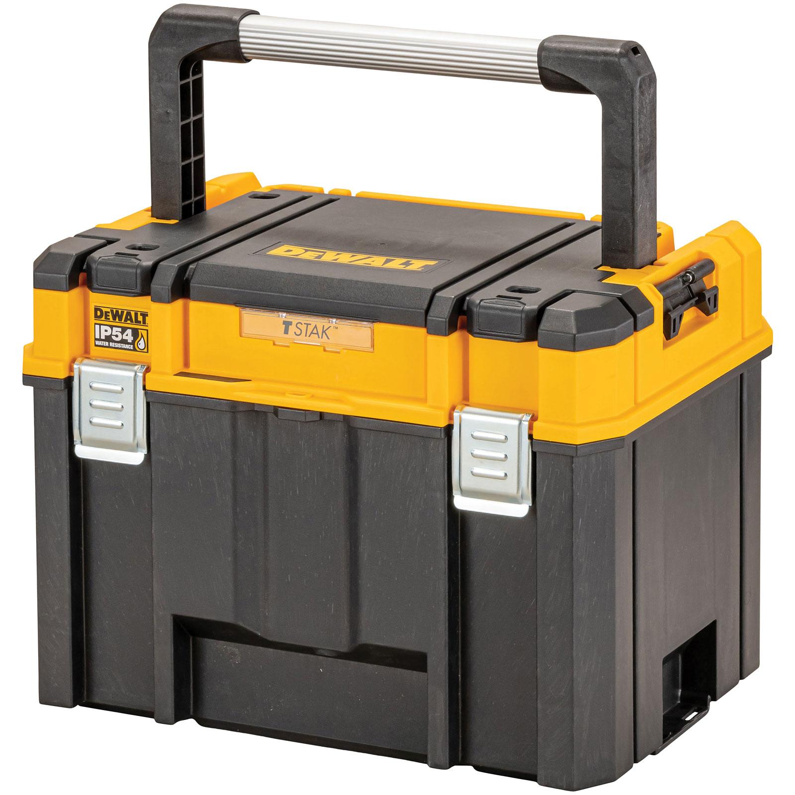 Værktøjskasse DeWALT DWST83343-1 - polykarbonat, sort/gul billede