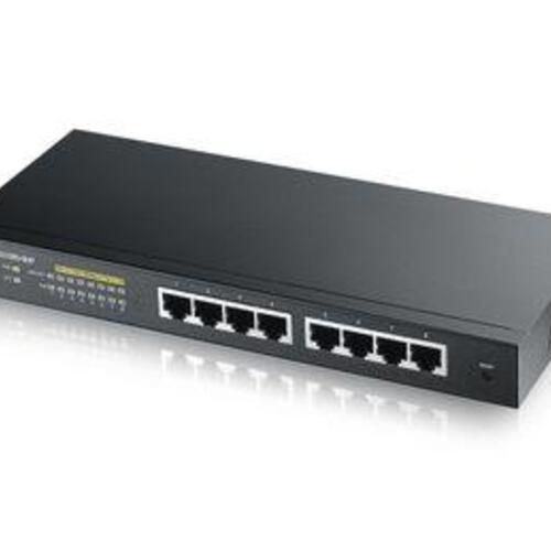Netværksswitch Zyxel GS1900-8HP 8-porte Gigabit PoE+