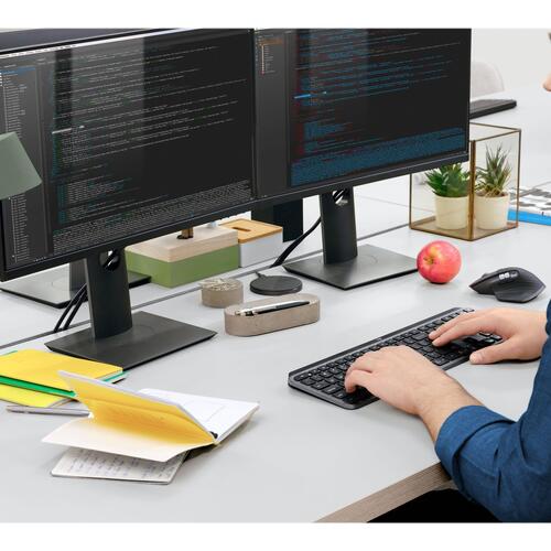 Trådløst tastatur Logitech MX Keys for Business – Pan Nordic, bagbelyst, grafit