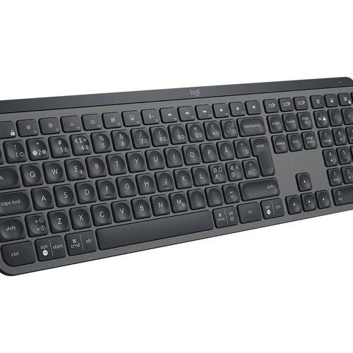 Trådløst tastatur Logitech MX Keys for Business – Pan Nordic, bagbelyst, grafit