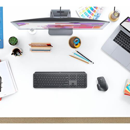 Trådløst tastatur Logitech MX Keys for Business – Pan Nordic, bagbelyst, grafit