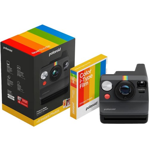 Polaroid instant-kamera Now Bundle Gen. 3 startpakke - sort