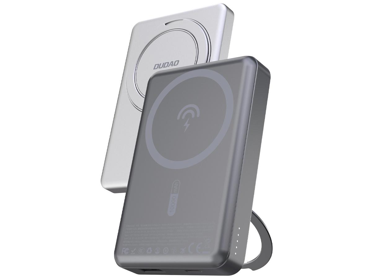 Dudao K28S Wireless Powerbank 5000mAh. 20W, MagSafe, Trådløs & USB-C. Grå