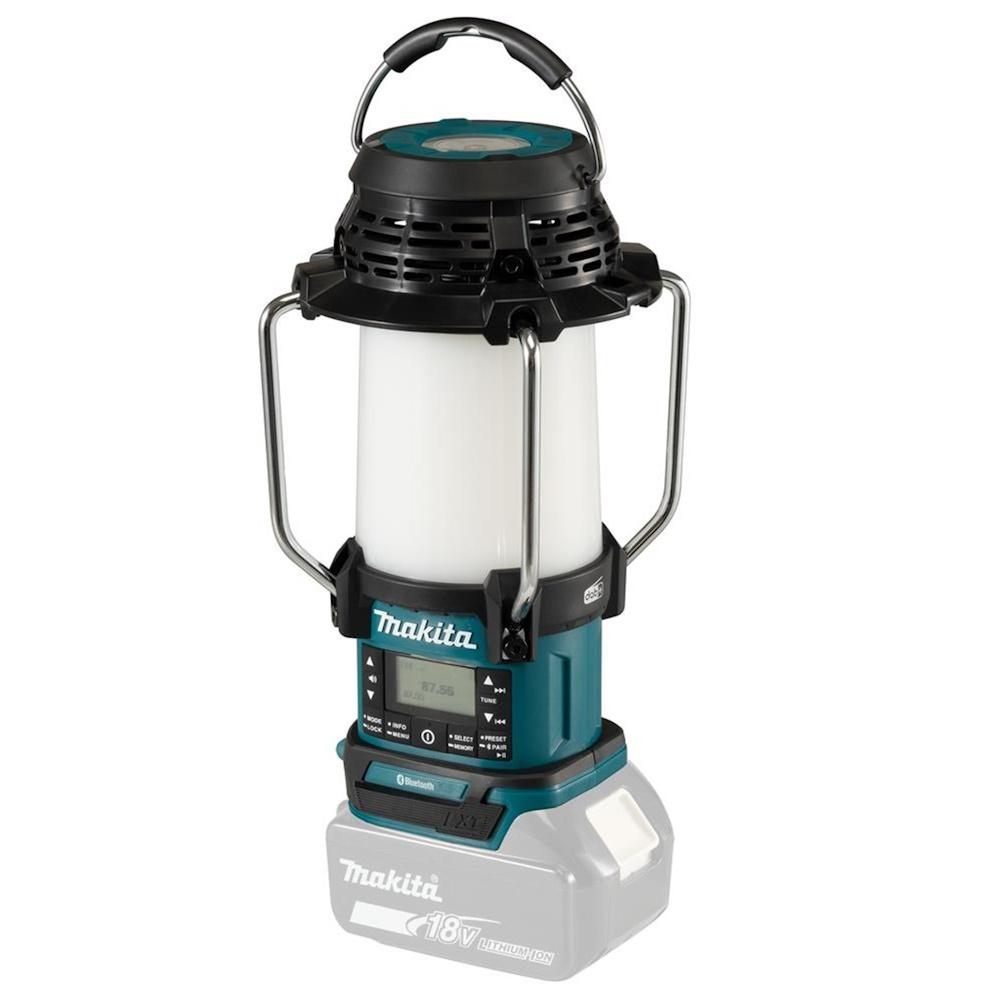 Lommelygte/lanterne med radio Makita DMR055 - batteridrevet