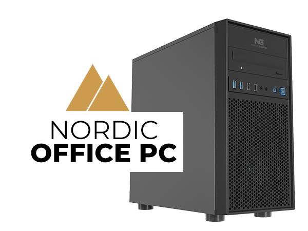 Stationær PC DTK Nordic Office AMD V2 – Ryzen 5, 16 GB, 1 TB SSD billede