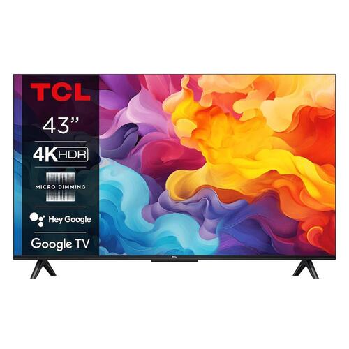 4K TV TCL 43V6B 43" Google TV – børstet titan