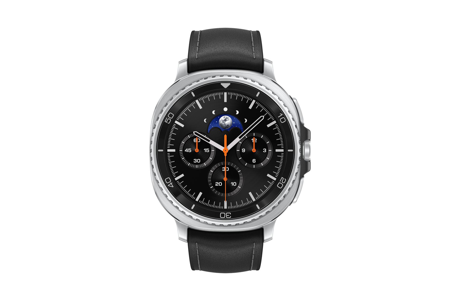 Smartwatch Samsung Galaxy Watch 8 Classic 46 mm – Sølv, AMOLED, Wi‑Fi + GPS
