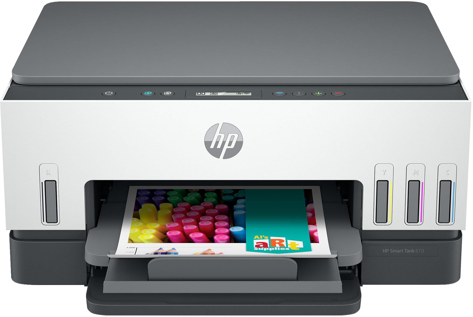 HP Smart Tank 670 All-in-One Termisk inkjet A4 4800 x 1200 dpi 12 sider pr. minut Wi-Fi