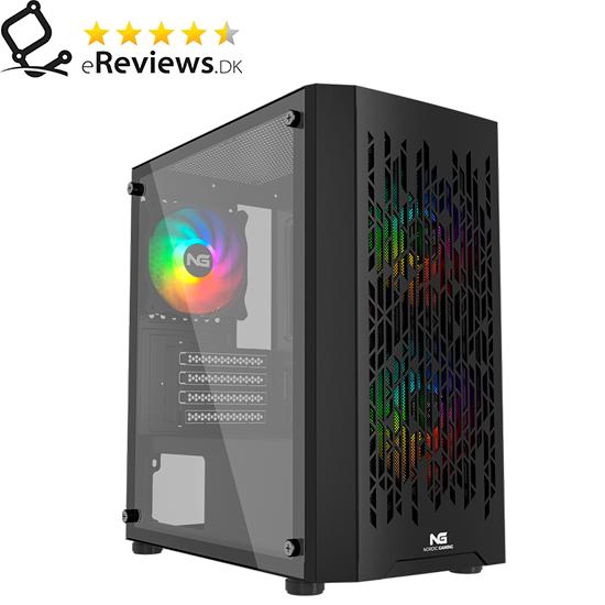 Nordic Gaming NGC-1143, Mini Tower, PC, Sort, micro ATX, Mini-ATX, Spil, Flere