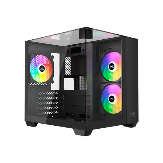 Nordic Gaming NGC-6864, Tower, PC, Sort, micro ATX, Mini-ITX, Spil, Flere