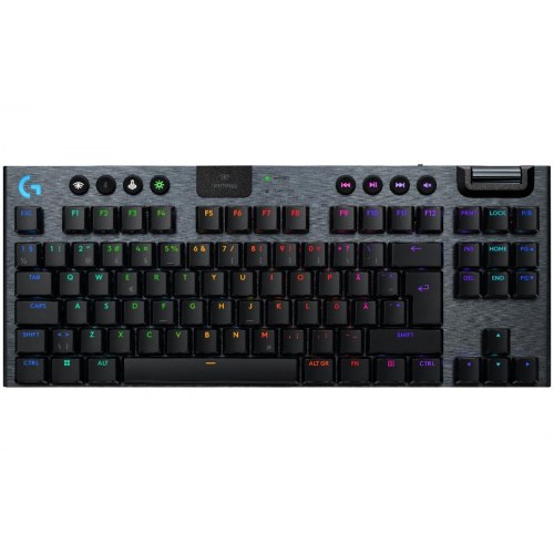Gaming tastatur Logitech G915 X Lightspeed TKL – trådløst, mekanisk, nordisk, sort