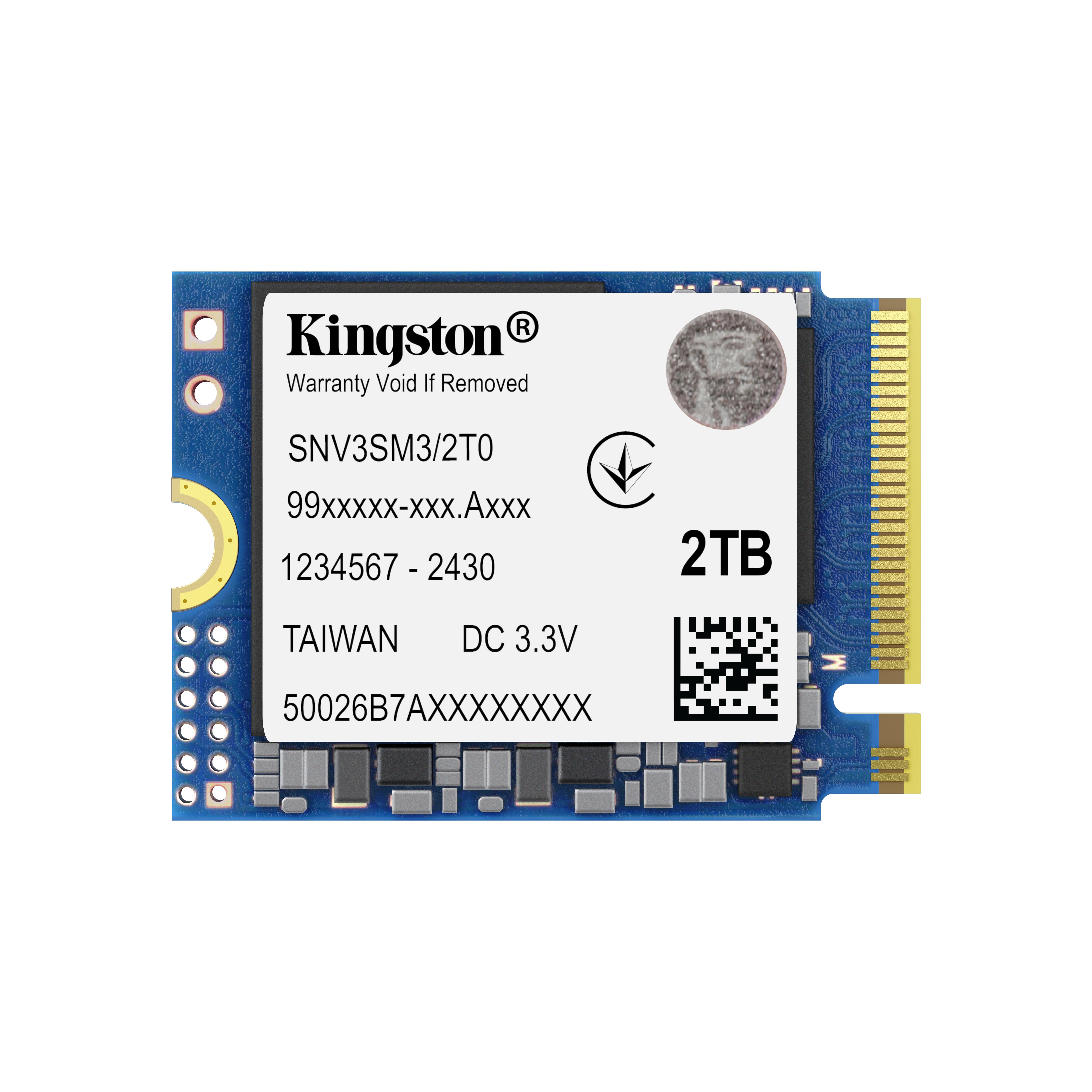 NVMe SSD Kingston NV3 M.2 2230 - 2 TB billede