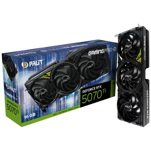 Grafikkort Palit GeForce RTX 5070 Ti GamingPro-S 16 GB GDDR7
