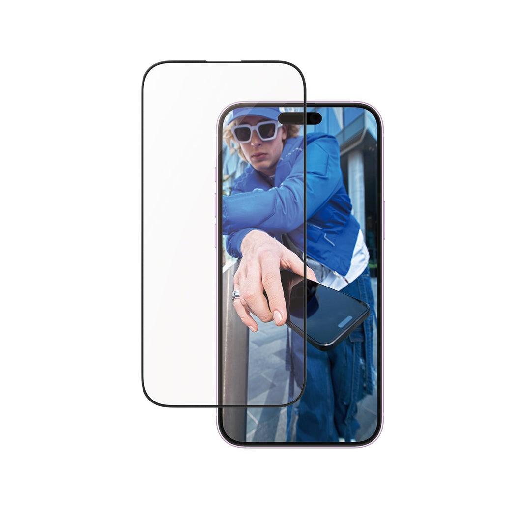 Skærmbeskytter PanzerGlass med aluminiumsramme til iPhone 16 Plus/15 Plus billede