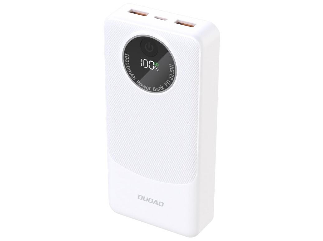 Powerbank Dudao K12Pro 20?000 mAh 22,5 W - Hvid