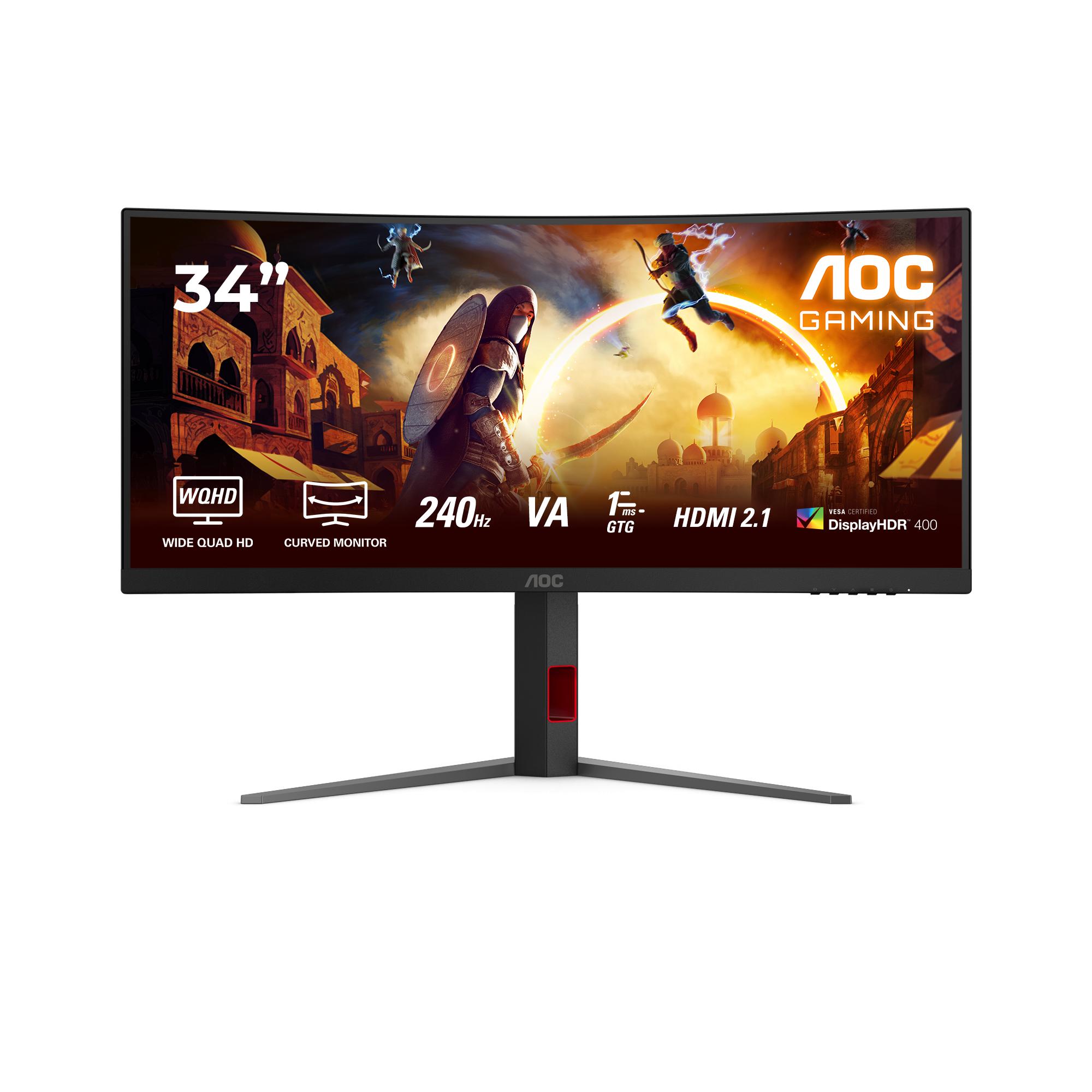 Skærm til gaming AOC CU34G4Z 34" buet WQHD 240 Hz billede