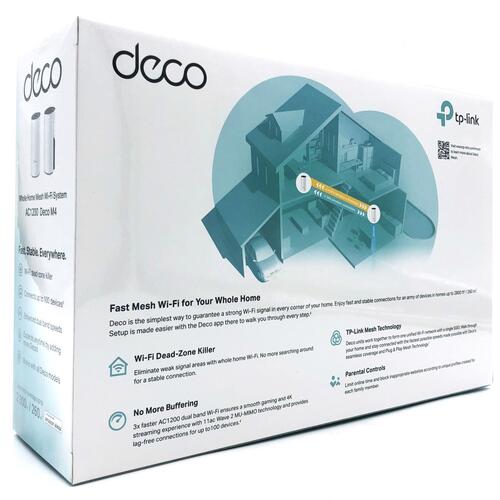 Mesh Wi-Fi system TP-Link Deco M4 – 2-pack (AC1200)