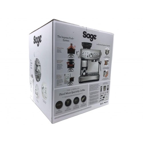 Espressomaskine Sage Barista Express Impress – børstet stålgrå