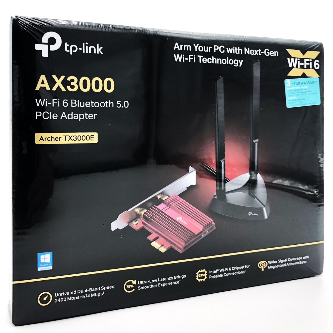 Wi?Fi 6 netværkskort PCIe – TP?Link Archer TX3000E billede