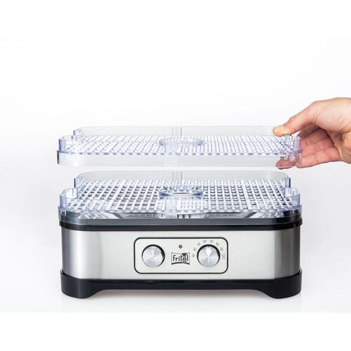 Fødevaretørrer FRITEL Family DH 2025 – sølv/grå, 250 W