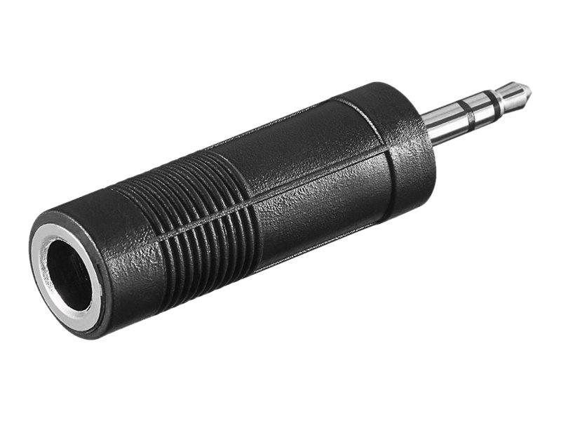 Jack adapter Goobay – 6,35 mm hun til 3,5 mm han