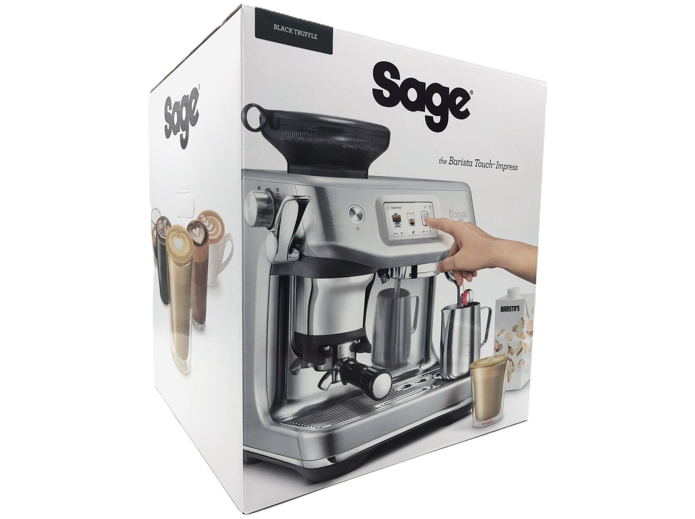 Espressomaskine Sage the Barista Touch Impress – automatisk, sort trøffel
