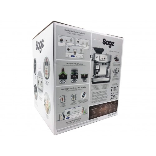 Espressomaskine Sage the Barista Touch Impress – automatisk, sort trøffel