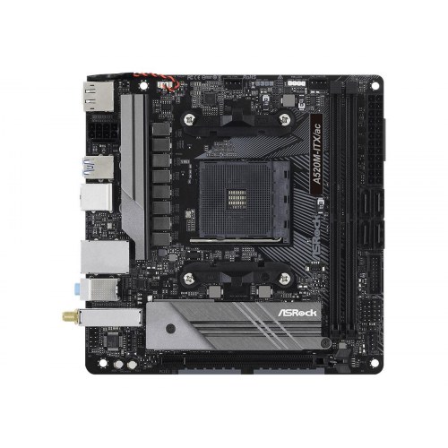 Bundkort mini ITX – ASRock A520M-ITX/ac, AM4, AMD A520