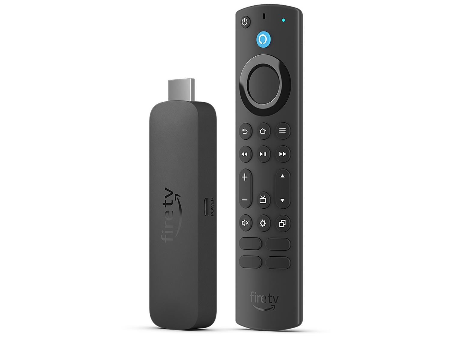 Medieafspiller 4K streaming - Amazon Fire TV Stick 4K HDMI, Sort billede