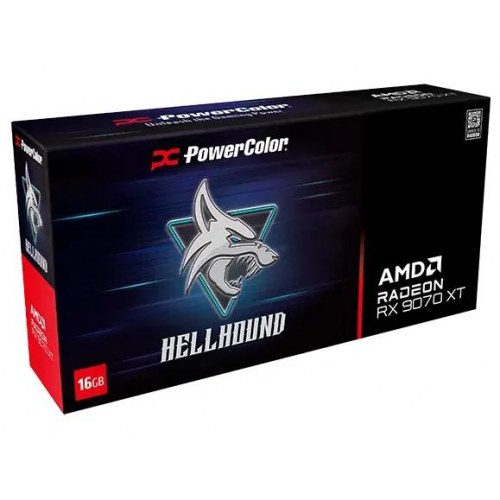 Grafikkort PowerColor Hellhound OC Radeon RX 9070 XT 16 GB