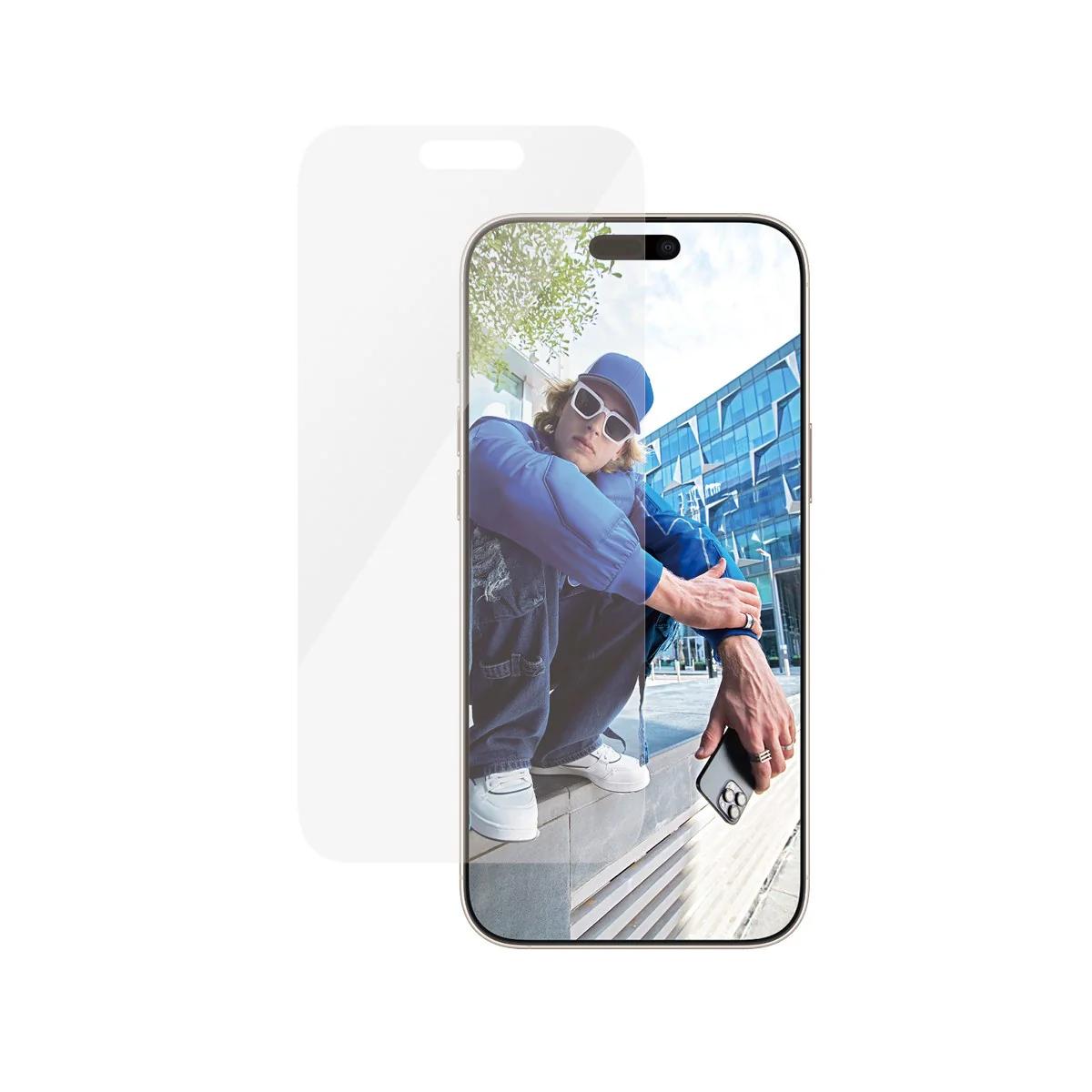 Skærmbeskyttelse glas PanzerGlass til iPhone 16 Pro Max 6,9 - Classic Fit billede