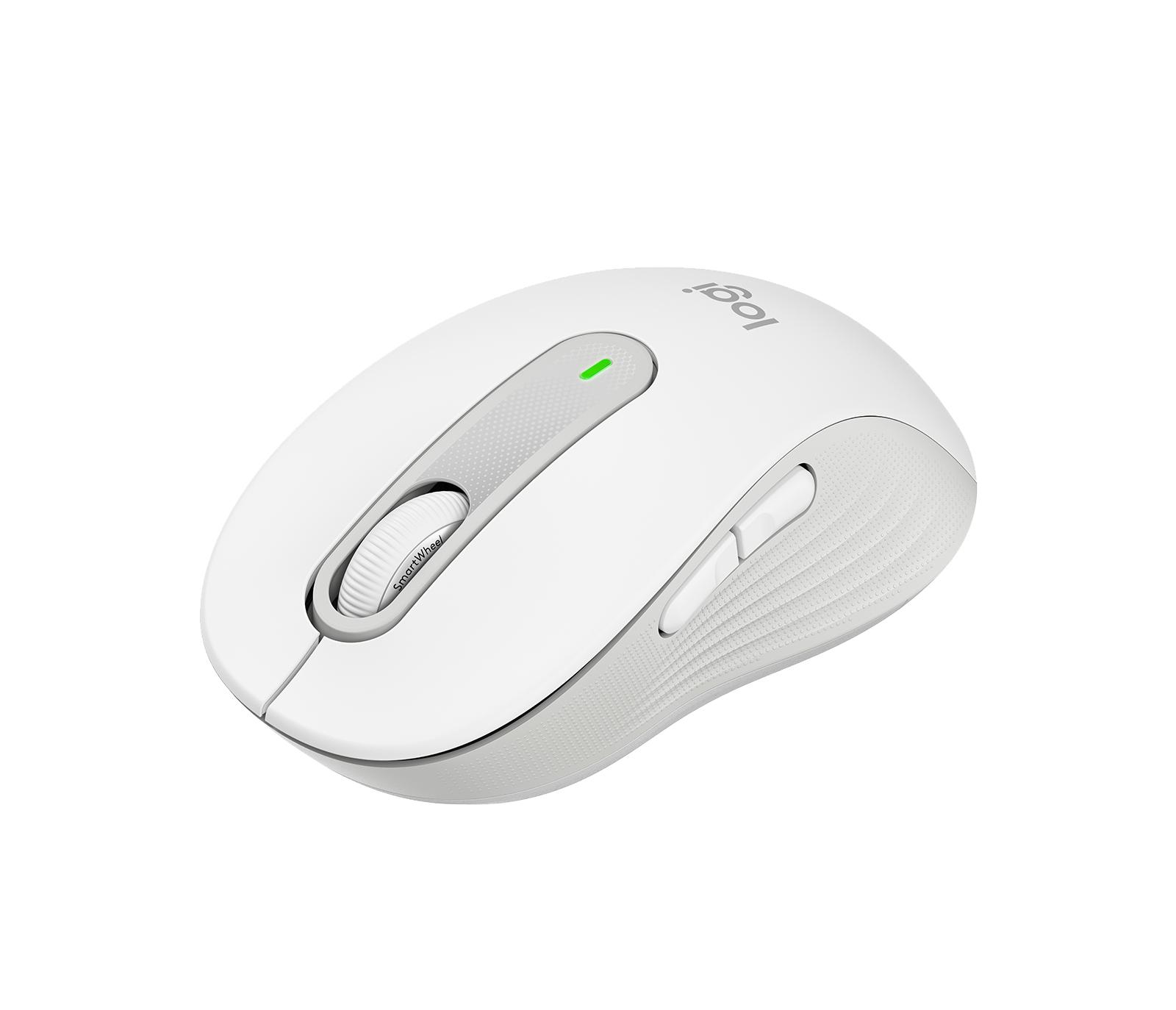 Trådløs mus Logitech Signature M650 – optisk, hvid