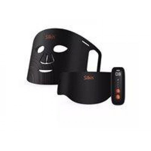 LED lysterapi maske til ansigt og hals – Home Skinovations Silk'n Dual LED, trådløs, sort