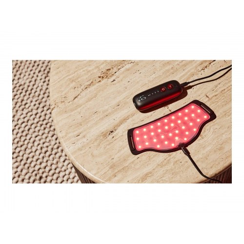 LED lysterapi maske til ansigt og hals – Home Skinovations Silk'n Dual LED, trådløs, sort