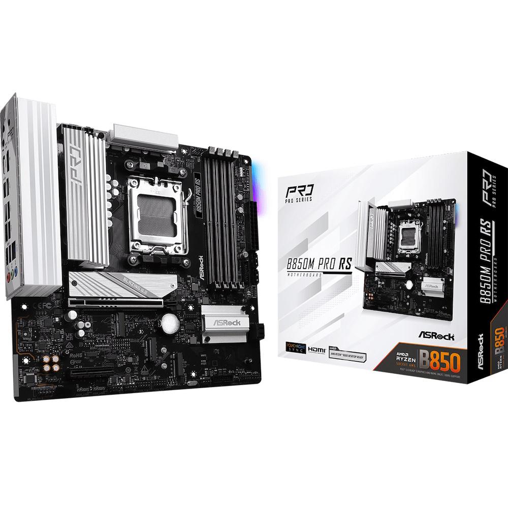Bundkort ASRock B850M Pro RS mATX AM5 billede