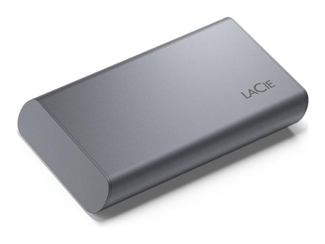 Ekstern Ssd Lacie Mobile Secure 500 Usb Gen Space Grey Recertificeret