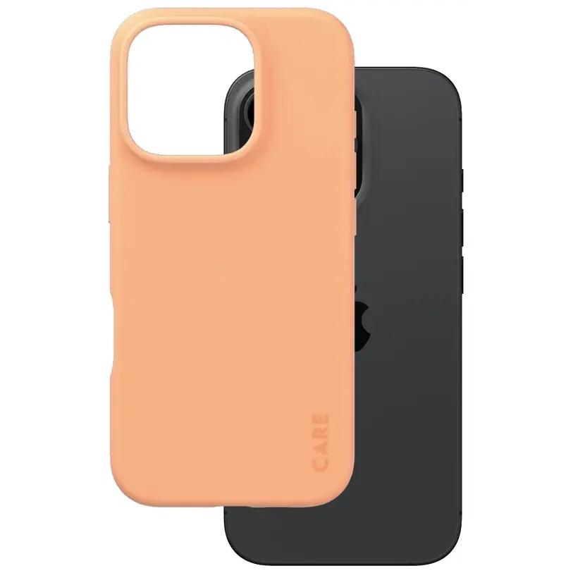 Mobilcover PanzerGlass CARE Fashionable Case Peachy til iPhone 16 Pro - fersken
