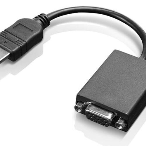 HDMI til VGA videoadapter 20 cm – Lenovo, sort